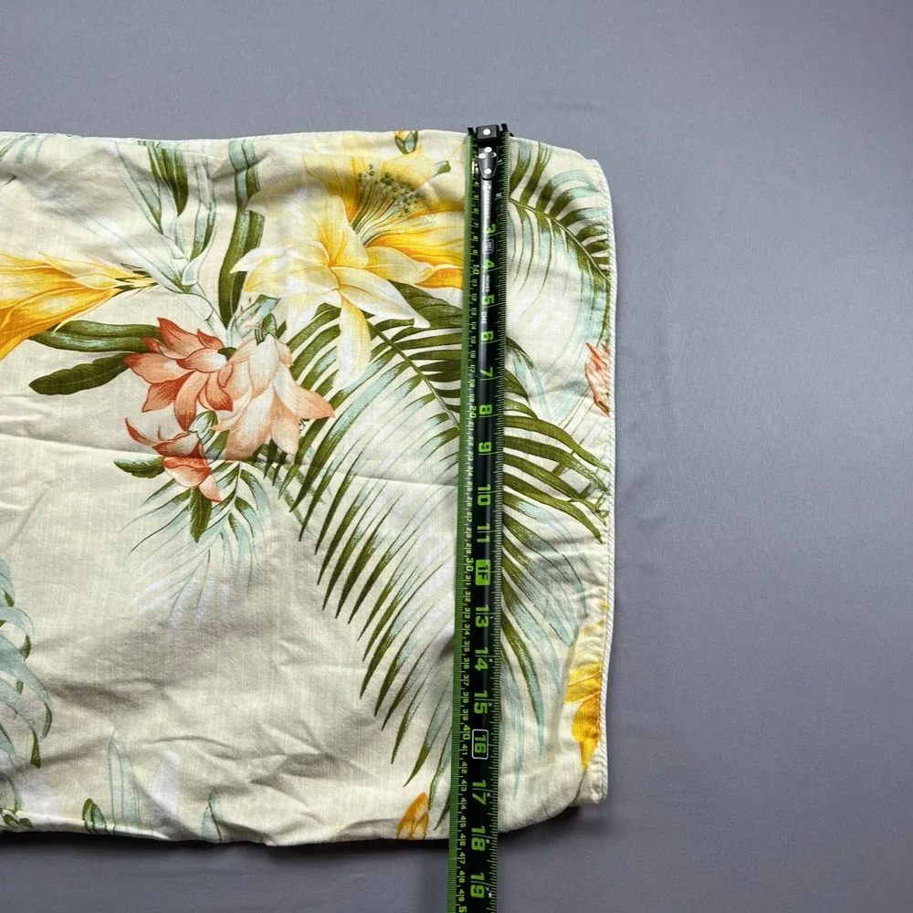 Tommy Bahama King PillowSham Multicolor Tropical Floral 100 % Cotton (18